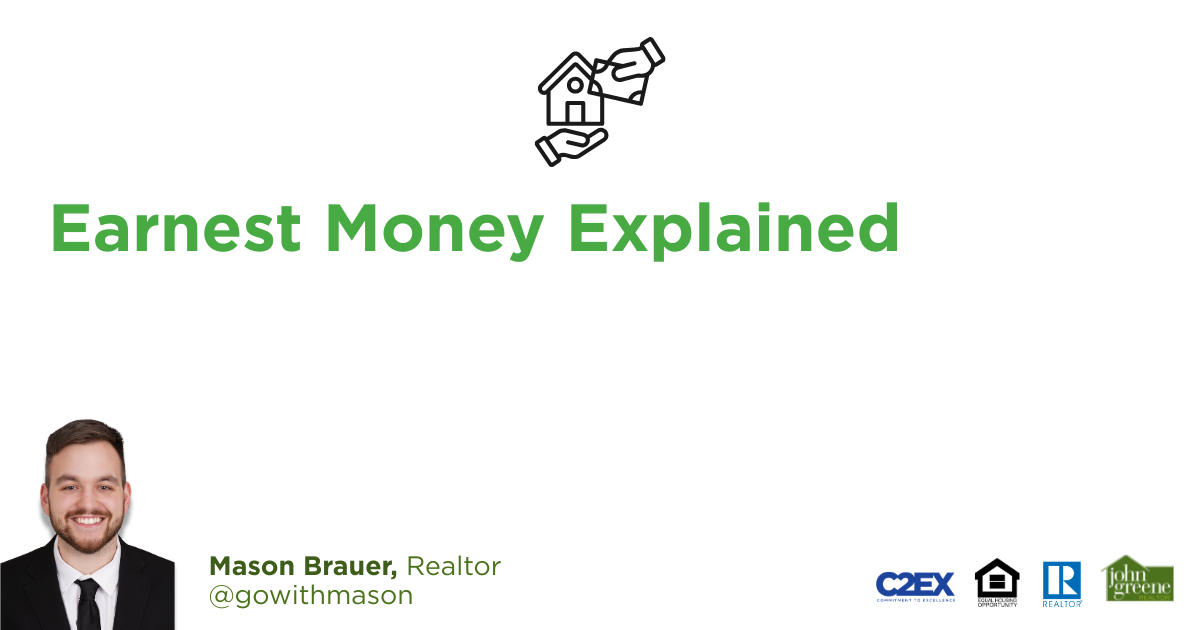 Illinois homebuyer learning how earnest money works